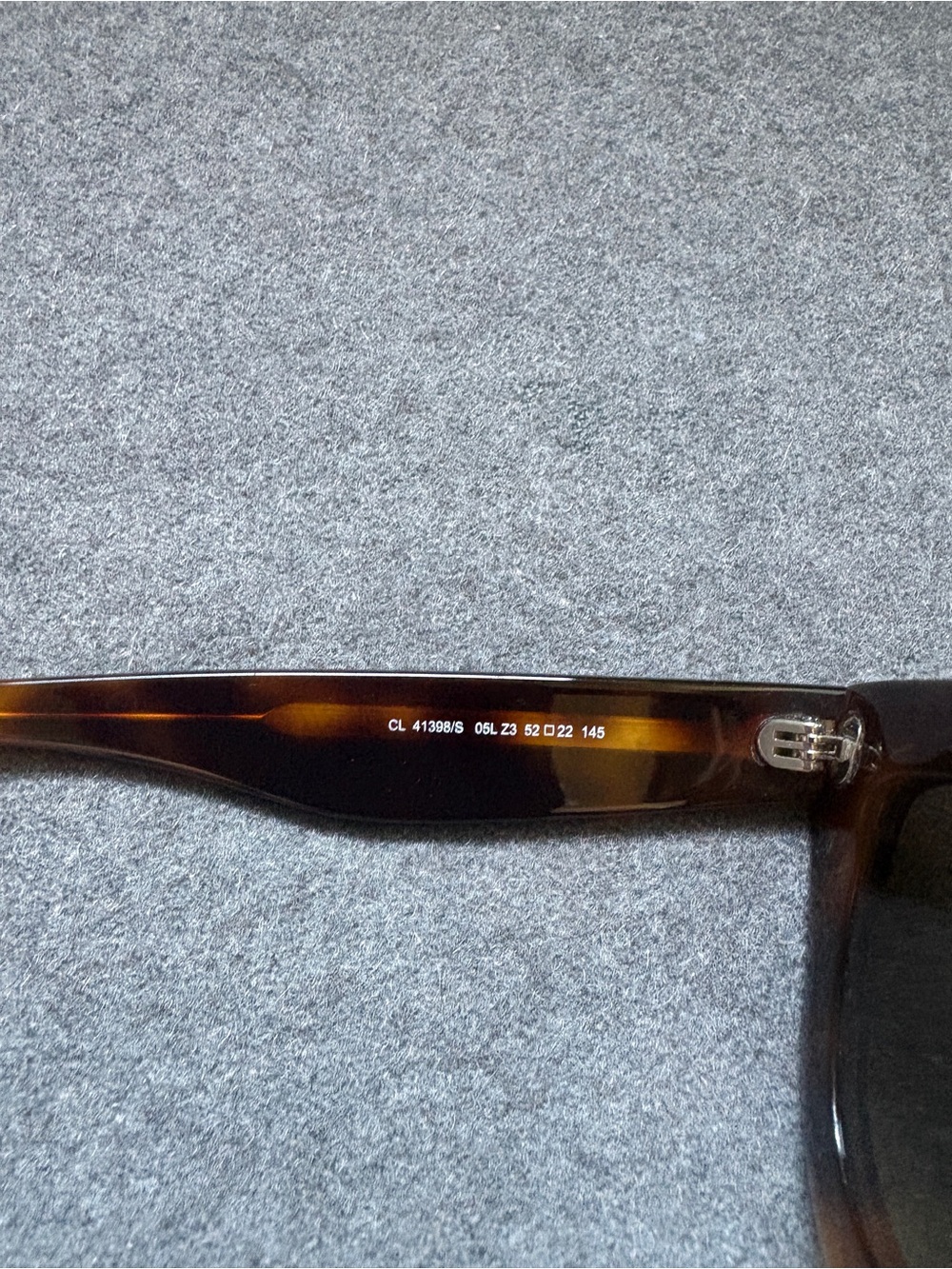 Celine Tortoiseshell Brown Oversized Shield Sunglasses - Picture 5 of 7